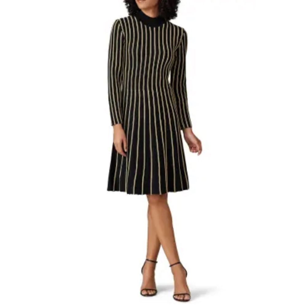 Rachel Roy Collection: Vertical Stripe Knit Dress